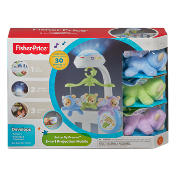 Fisher Price CDN41 ButterflyD 3 in1 Project Mobile