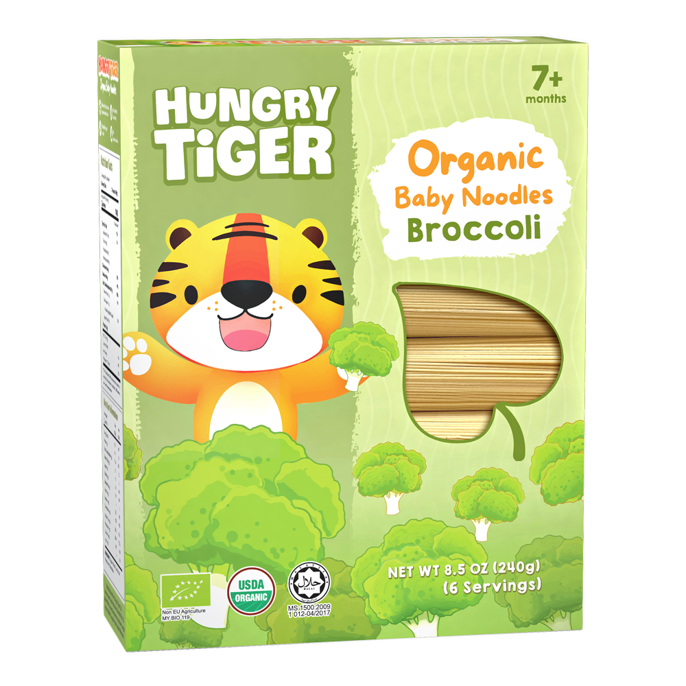 Hungry Tiger Organic Baby Noodles Broccoli 306161--Wing On NETshop